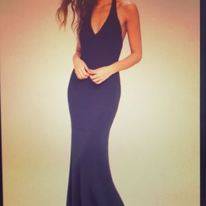 NWT Lace Halter Maxi Dress 